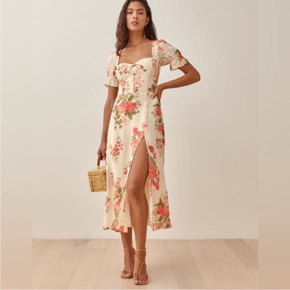 Reformation Alta Dress Corsage Size 6 B30 - Picture 1 of 10